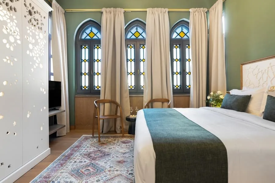 A row of arched windows
