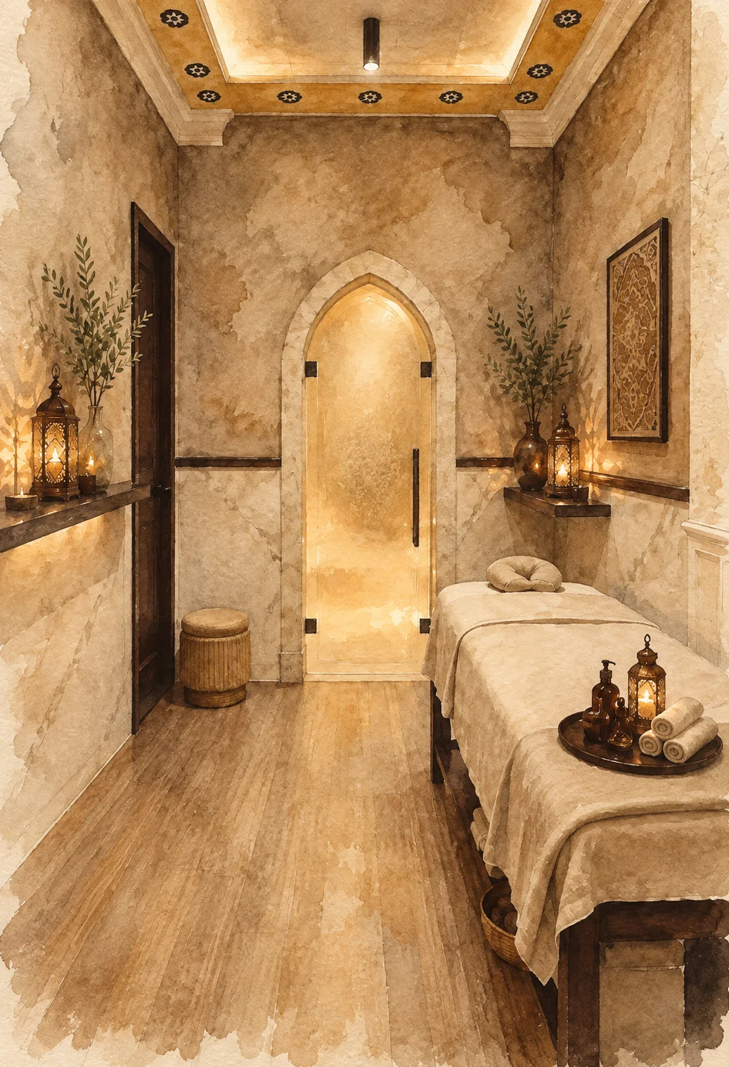 The hammam of the mansion