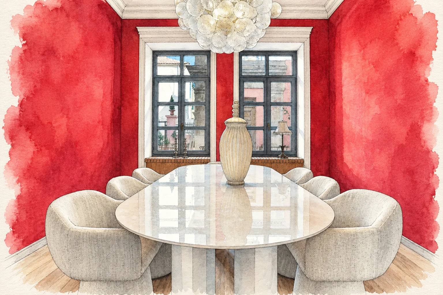 A room in the mansion today